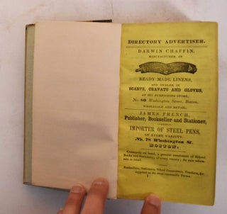 Item #183122 Stimpson's Boston Directory; Containing the Names of the Inhabitants, Their...