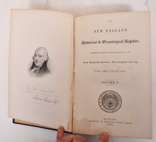 Item #183141 New England Historical and Genealogical Register - 1850, Vol. V. New England...