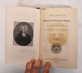 Item #183143 New England Historical and Genealogical Register -1853, Vol. VII. New England...