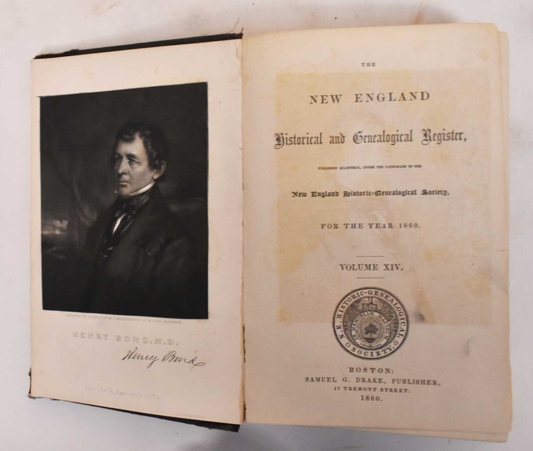 Item #183157 New England Historical and Genealogical Register - 1860, Vol. XIV. New England Historic Genealogical Society.