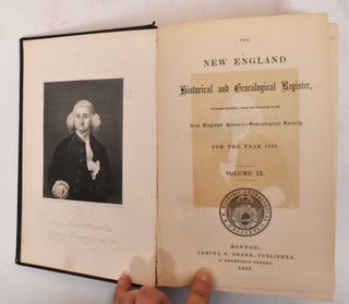 Item #183160 New England Historical and Genealogical Register - 1855, Vol. IX. New England...