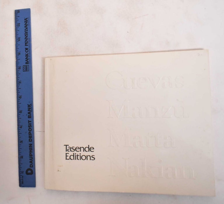 Item #183365 Tasende Editions: Cuevas, Manzu, Matta, Nakian. J. M. Tasende.