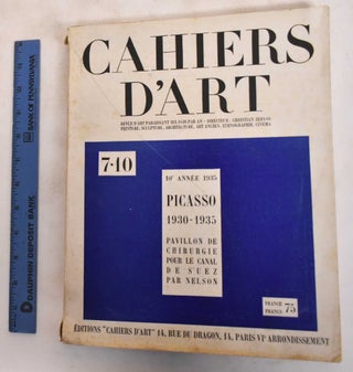 Item #183448 Cahiers D'Art 1935, 7-10 (Pablo Picasso, 1930-1935). Christian Zervos