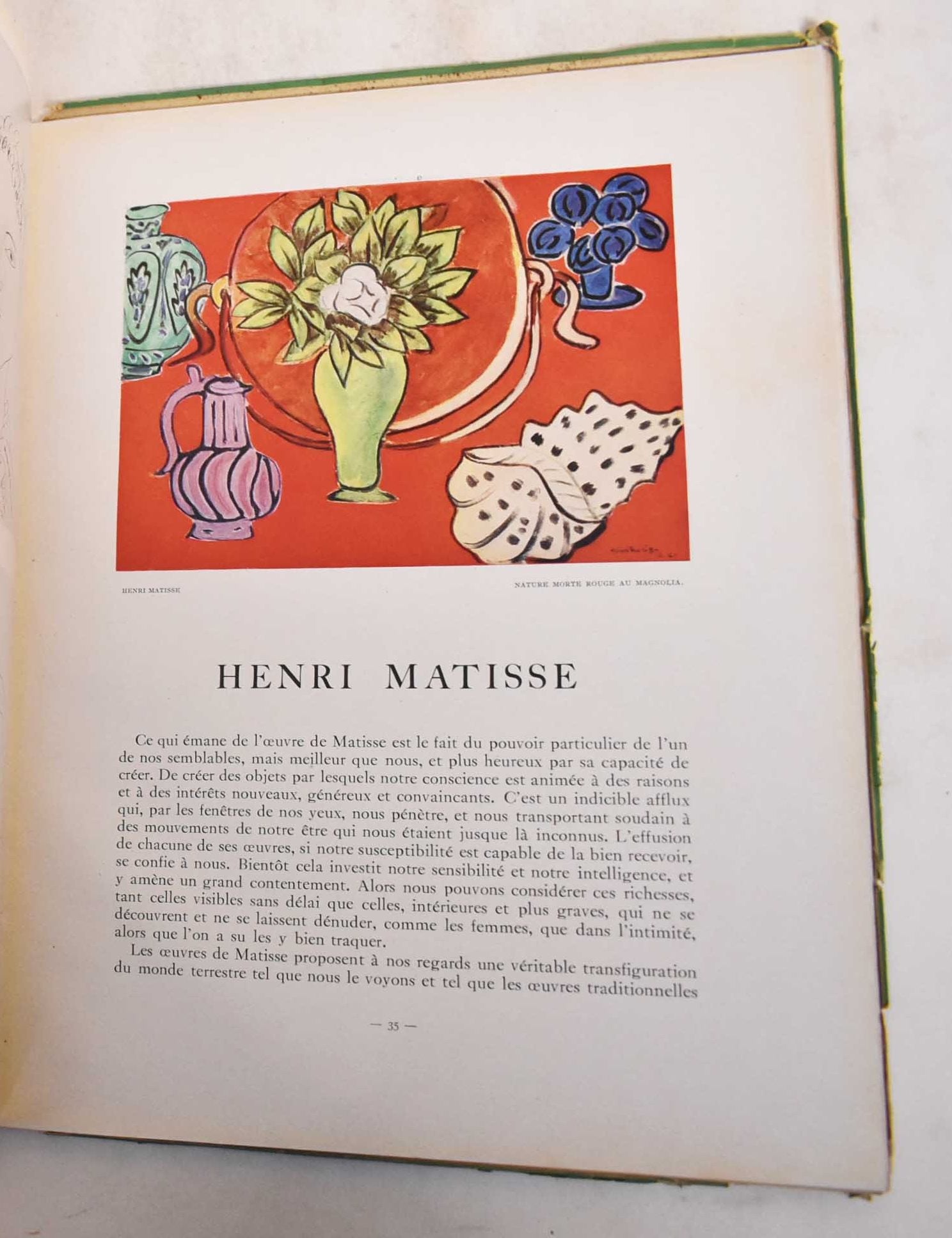 Verve, Revue Artistique et Litteraire. Vol. IV no. 13. Matisse. de la  Couleur. Complete with La Chute d'Icare | Henri Matisse, Andre Rouveyre