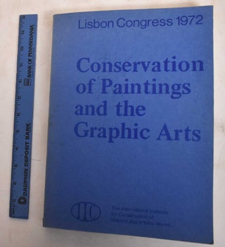 Item #183487 Conservation of Paintings and the Graphic Arts. International Institute for...