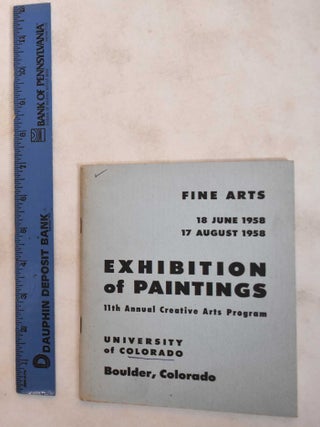 Item #183521 Fine Arts: Exhibition of Painings: 11th Annual Creative Arts Program. University of...
