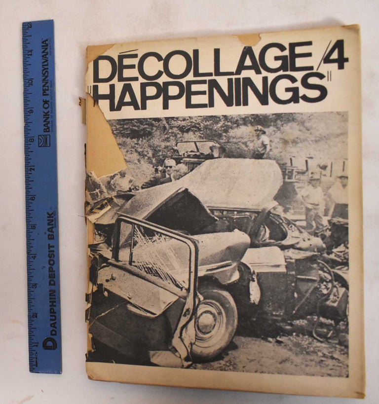 Item #183541 Décollage happenings : [Dé-Coll/age : Bulletin aktueller Ideen und Kunst nach 1960, No. 4 (Januar 1964)]. Wolf Vostell.