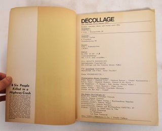 Décollage happenings : [Dé-Coll/age : Bulletin aktueller Ideen und Kunst nach 1960, No. 4 (Januar 1964)]