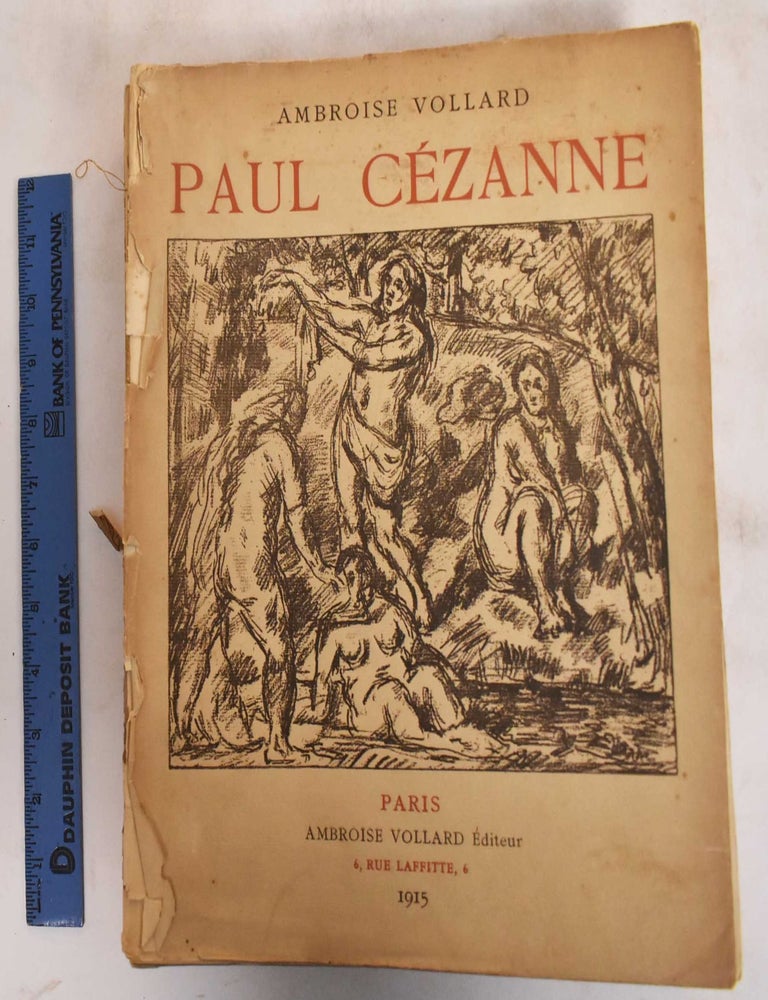 Item #183573 Paul Cezanne. Ambroise Vollard.