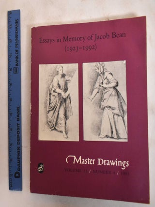 Item #183617 Essays in Memory of Jacob Bean (1932-1992). Jacob Bean, Linda Wolk-Simon, William...