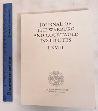 Item #183708 Journal of the Warburg and Courtauld Institutes