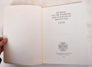 Journal of the Warburg and Courtauld Institutes