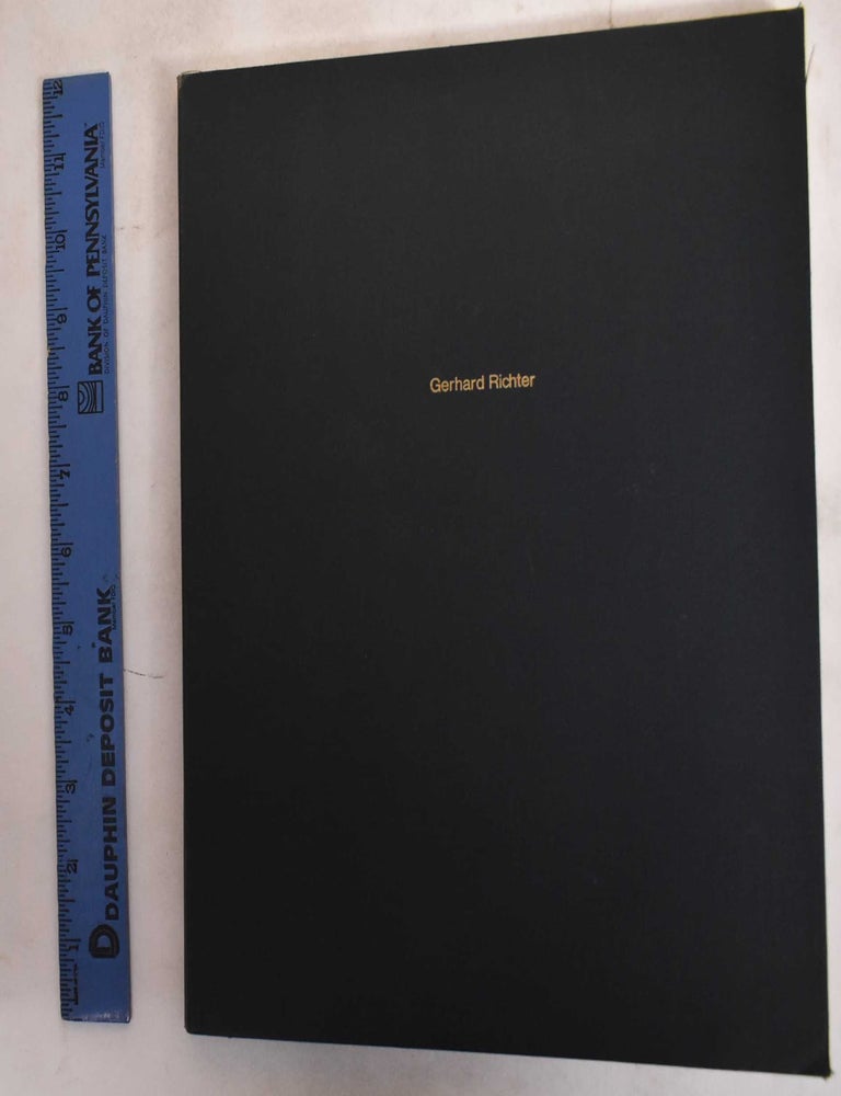 Item #183735 Gerhard Richter: 11.6-1.10.1972. Dieter Honisch.