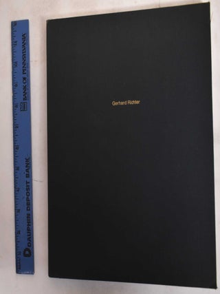 Gerhard Richter: 11.6-1.10.1972. Dieter Honisch.