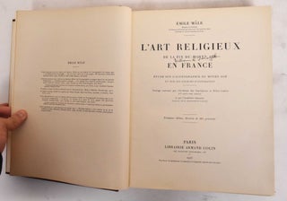 Item #183824 L'Art Religieux de la Fin Du Moyen Age en France: Etude Sur L'Iconographie...