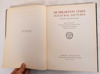 Dumbarton Oaks Inaugural Lectures