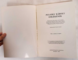 Pulszky Karoly in Memoriam