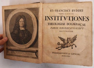 Item #183902 Jo. Francisci Buddei Institutiones theologiae dogmaticae. Joannes Franciscus Buddeus