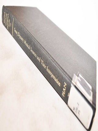 Sonq Dynasty Musical Sources and Their Interpretation