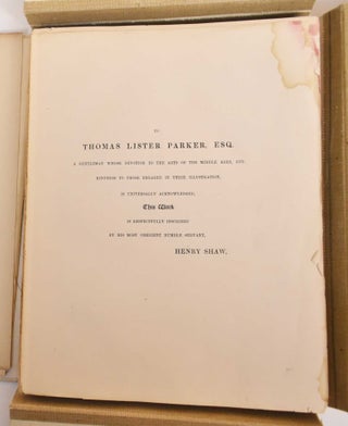 Item #184527 Specimens of ancient furniture. Henry Shaw, Samuel Rush Meyrick