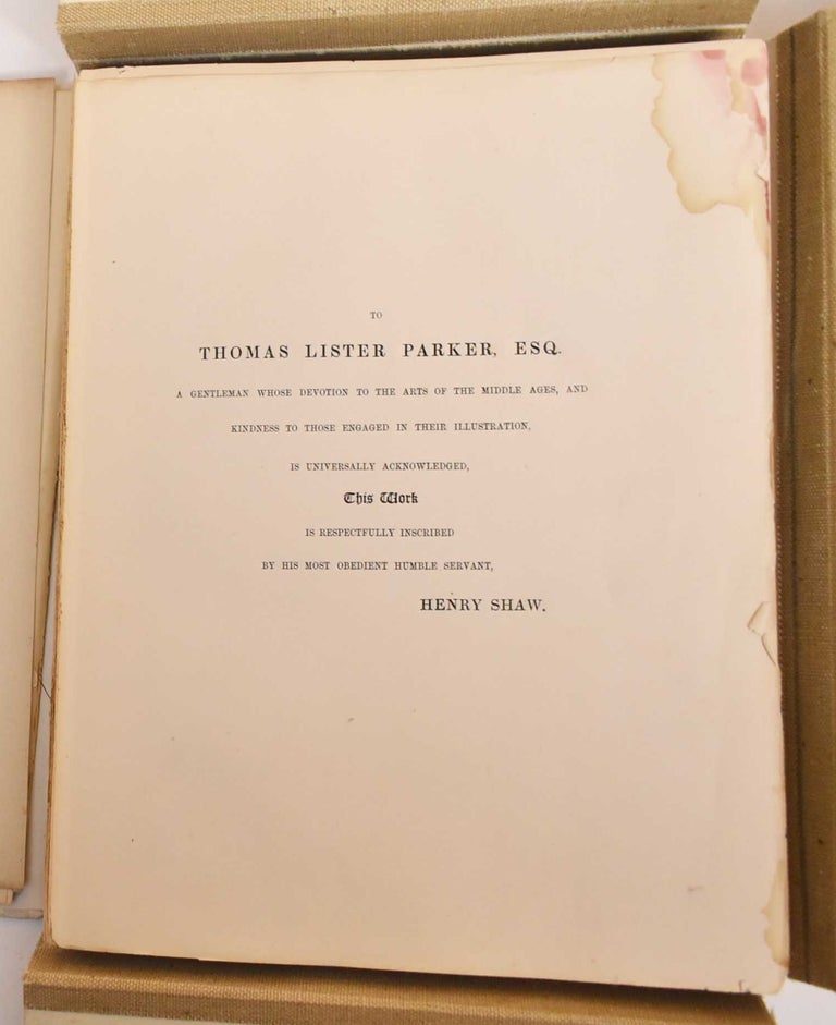 Item #184527 Specimens of ancient furniture. Henry Shaw, Samuel Rush Meyrick.