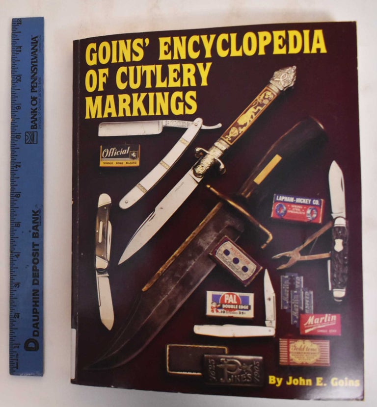 Item #184571 Goins's Encyclopedia of Cutlery Markings. John E. Goins.