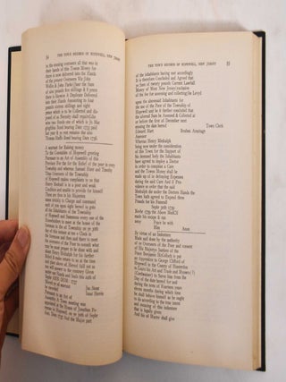 The Town Records Of Hopewell, New Jersey