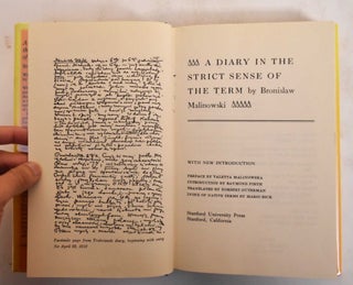 A Diary in the Strict Sense of the Term