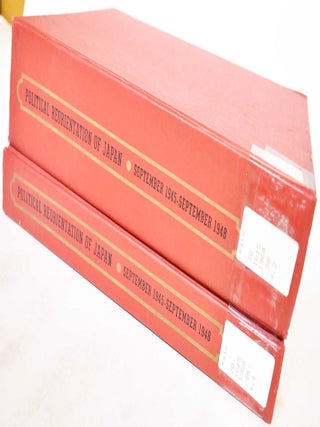 Item #184808 Political reorientation of Japan, September 1945 to September 1948; Report. Supreme...