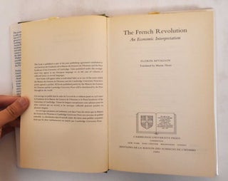 The French Revolution : an economic interpretation. Ex-Library.