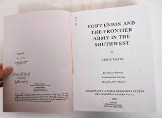 Fort Union and the Frontier Army in the Southwest