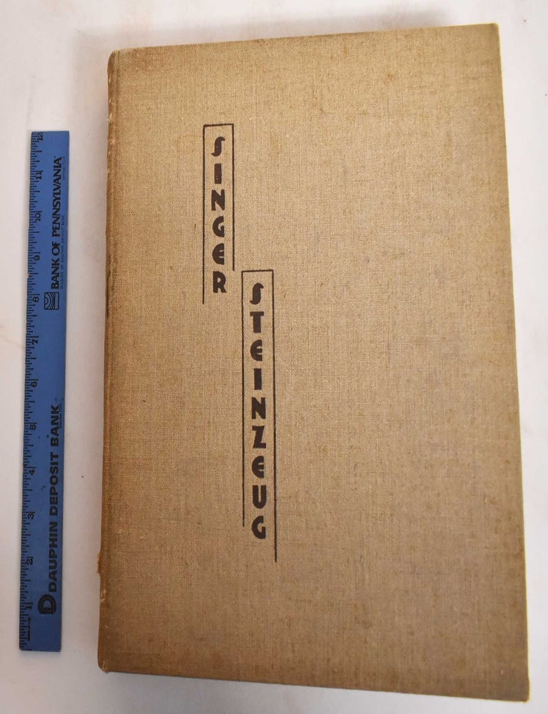 Item #184998 Das Steinzeug (Signed). Felix Singer, Marei Wetzel-Schubert.
