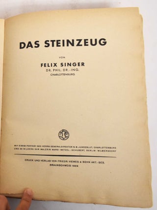 Das Steinzeug (Signed)