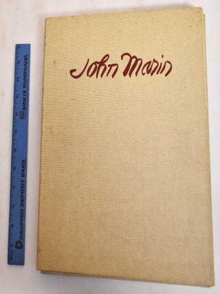 Item #185048 John Marin: Drawings And Water Colors. John Marin