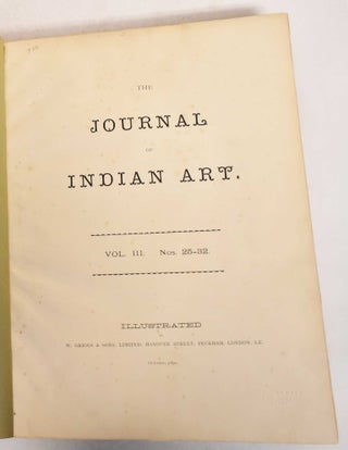 Item #185210 The Journal of Indian Art, Vol. 3, Nos. 25-32