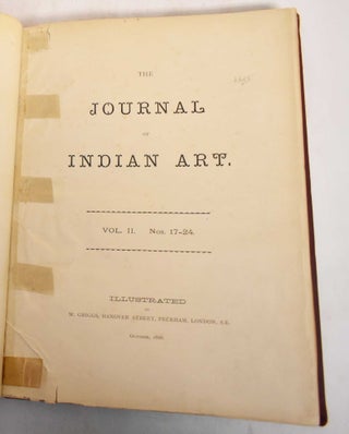 Item #185211 The Journal of Indian Art, Vol. 2, Nos. 17-24
