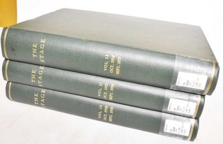 Item #185247 The Stage Magazine: 8 Volumes, 1932-1939. Hiram Motherwell, editior