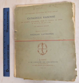 Item #185266 Les gravures françaises du XVIIIe siècle ou catalogue raisonné: Premier...
