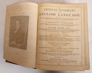 Item #185342 An American dictionary of the English language : Containing the whole vocabulary of...