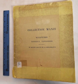 Item #185361 Collection de la Maison Mensing et Fils: Tableaux Anciens, Antiquites, Tapisseries,...