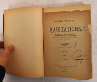 Item #185406 Societe Francaise des Habitations a Bon Marche, Bulletin Premiere Annee. Bureaux de...