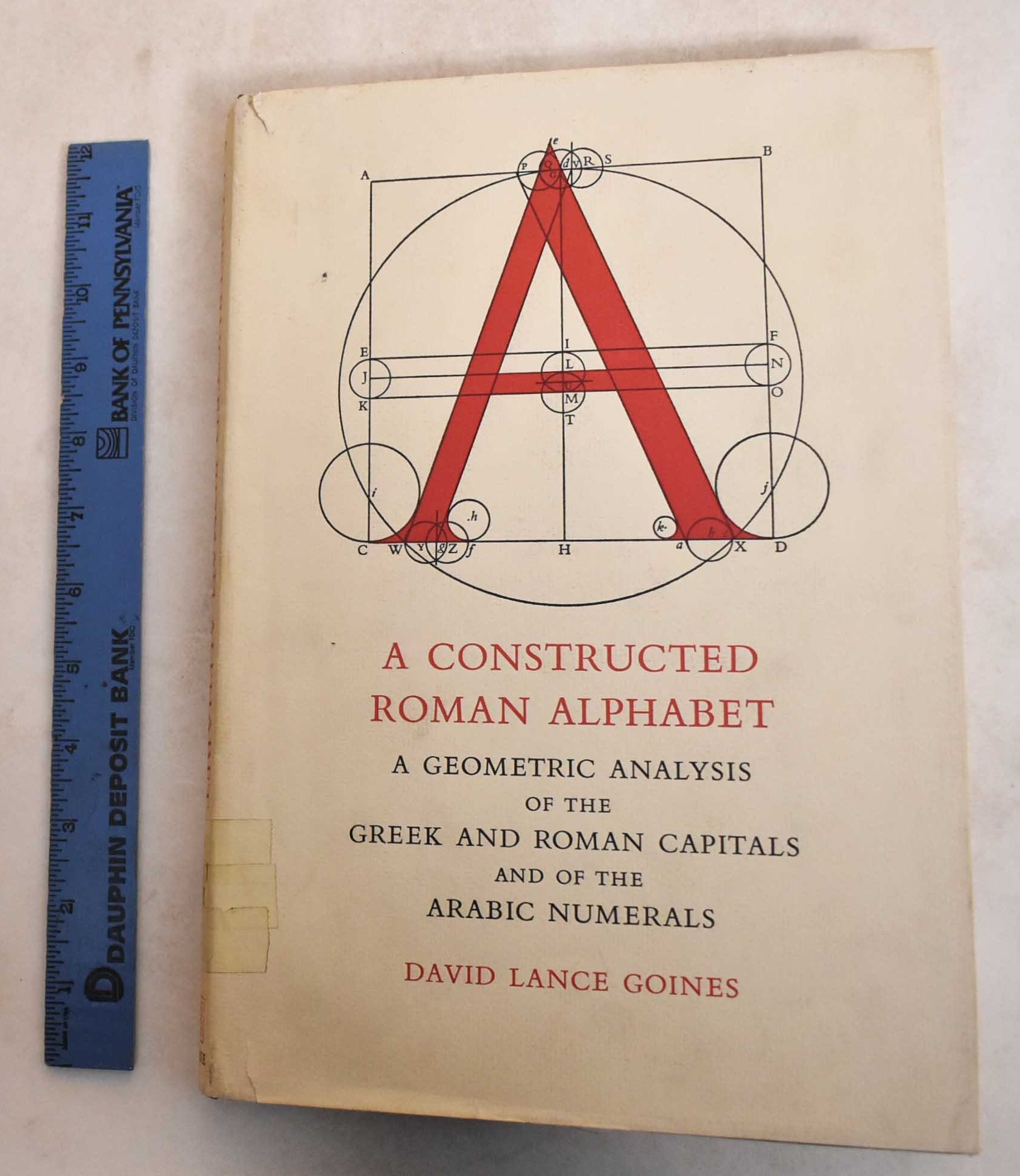 【希少1982年】A CONSTRUCTED ROMAN ALPHABET A Constructed Roman Alphabet: A Geometric Analysis Of The Greek