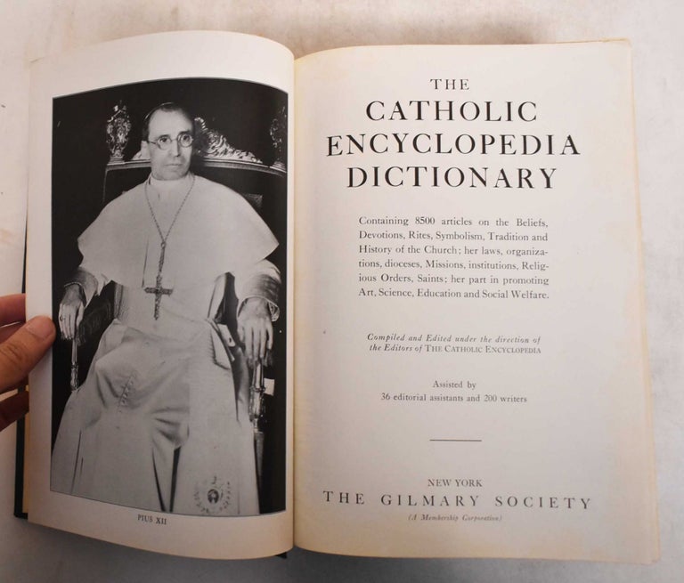 Item #185533 The Catholic encyclopedia dictionary. Catholic Encyclopedia.
