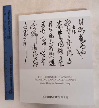 Item #185712 Fine Chinese Classical Paintings and Calligraphy: Nov. 30, 2015. Sale code: WANG DUO...