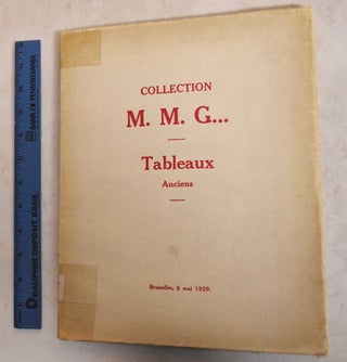 Item #185838 Collection M. M. G... (Et Autres Provenances). Galerie Fievez