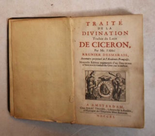 Traite de la divination traduit du latin de Ciceron