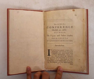 The Sum of a Conference On Feb 21 1686.