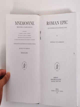 Roman Epic: An Interpretive Introduction