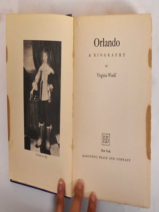 Item #186255 Orlando: a biography. Virginia Woolf