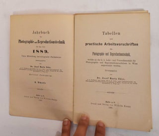 Item #186266 Tabellen und Practische Arbeitsvorschriften Fur Photographie und...